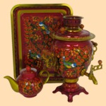 Набор электрический Птички на красном (3л)