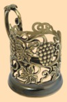 Подстаканник эксклюзивный Виноград (литьё)