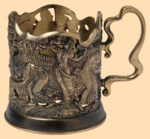 Подстаканник эксклюзивный Сельская жизнь (литьё)