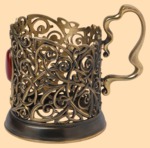 Подстаканник эксклюзивный Орнаментальный (литьё)