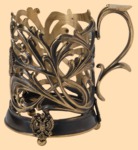 Подстаканник эксклюзивный Гербовый (на ножках, литьё)