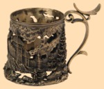 Подстаканник эксклюзивный Крепость (литьё)