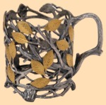 Подстаканник эксклюзивный Берёза (литьё)