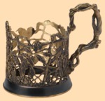 Подстаканник эксклюзивный Певчие птицы (литьё)