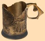 Подстаканник эксклюзивный Охота на волка №2 (литьё)