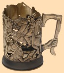 Подстаканник эксклюзивный Ледовое побоище (литьё)