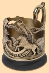 Подстаканник эксклюзивный Лошади (литьё)