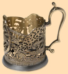 Подстаканник эксклюзивный Знак Зодиака - Овен №2 (21 марта - 20 апреля, литьё)