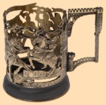 Подстаканник эксклюзивный Рыцари №2 (литьё)