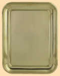 Поднос Прямоугольный латунный (31 на 41 см, гладкий)