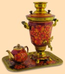 Набор электрический Нежность на красном рюмка (4л)