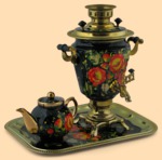 Набор электрический Маки и клубника на чёрном (3л)