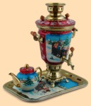 Набор электрический Тройка зима рюмка (4л)