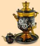 Набор угольный Краса на чёрном банка (7л)