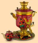 Набор угольный Петух и подсолнухи банка (7л)