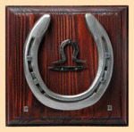Подкова знак зодиака Весы (ключница)