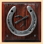 Подкова знак зодиака Стрелец (ключница)