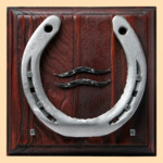 Подкова знак зодиака Водолей (ключница)