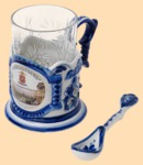 Подстаканник Юбилейный МВД (в наборе)