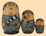 Матрёшка ГАИшник (3 места)