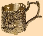 Подстаканник эксклюзивный Рыбалка зимой (литьё)