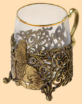 Подстаканник эксклюзивный Сударыня (литьё)