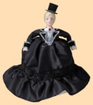 Кукла на чайник для самовара Карнавал (фарфор)