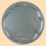 Поднос Орнамент круглый (35 см, покрытие не боится воды)