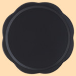 Заготовка-поднос под роспись из металла (форма круг с волной, диаметр 42 см)