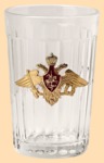 Стакан Гранёный с гербом МВД (Министерство Внутренних Дел)
