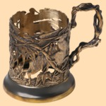 Подстаканник эксклюзивный Джунгли (литьё)