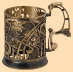 Подстаканник эксклюзивный Фейерверк (литьё)