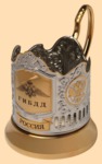 Подстаканник ГИБДД (никель-золото, лазерная гравировка)