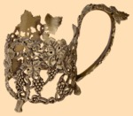 Подстаканник эксклюзивный Виноградная лоза (литьё)