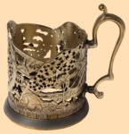 Подстаканник эксклюзивный Знак Зодиака - Рак №2 (22 июня - 22 июля, литьё)