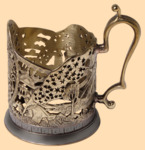 Подстаканник эксклюзивный Знак Зодиака - Телец №2 (21 апреля - 20 мая, литьё)