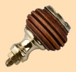 Стойка в сборе Ретро с гайкой №7 (латунь, диаметр ручки 30 мм)