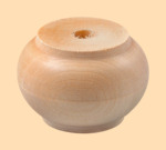 Ручка на крышку для самовара Купеческая Стандарт диаметром 35 мм (деревянная, натуральный цвет)