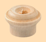 Ручка на краник (верток) для самовара Барская Стандарт диаметром 20 мм (деревянная, натуральный цвет)