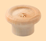 Ручка на крышку для самовара Барская Стандарт диаметром 25 мм (деревянная, натуральный цвет)