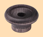 Ручка на крышку для самовара Барская Чёрная диаметром 25 мм (деревянная)