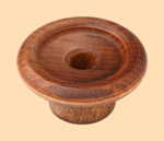 Ручка на крышку для самовара Барская Коричневая диаметром 35 мм (деревянная)