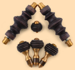 Комплект ручек Ретро модель №2Ч для жарового самовара (деревянные, чёрный цвет ручек)