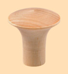 Ручка на крышку для самовара Грибок Стандарт диаметром 30 мм (деревянная, натуральный цвет)