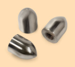 Малинки для электрического или угольного самовара Модель №7, 3 штуки в наборе (никель, покрытие не боится воды)