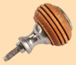 Стойка в сборе Ретро с гайкой №3 (никель, диаметр ручки 35 мм, покрытие не боится воды)