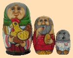 Матрёшка Курочка Ряба (3 места)