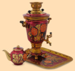 Набор электрический Ягодки на красном рюмка (4л)